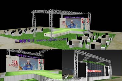 盘子女人坊舞台灯光设计 走秀与展示模型的视觉艺术